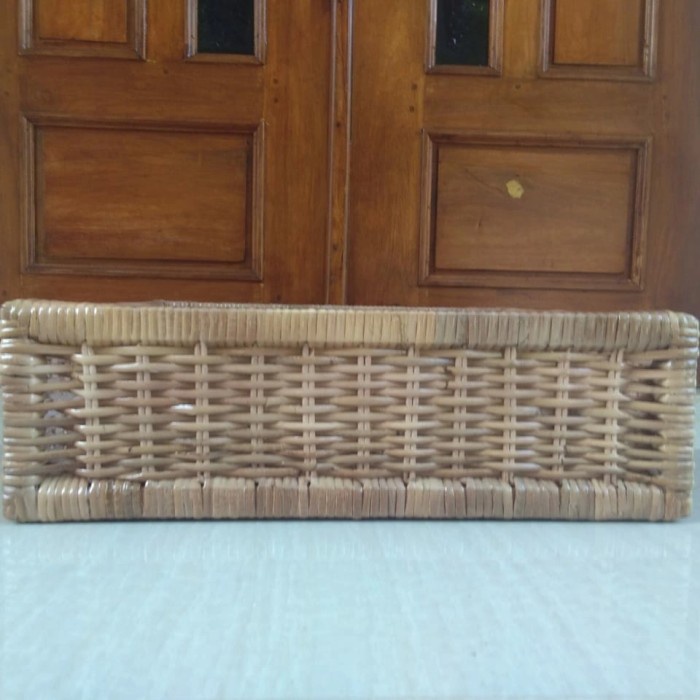 KERANJANG ROTAN 47X47X14 CM - PENYIMPANAN