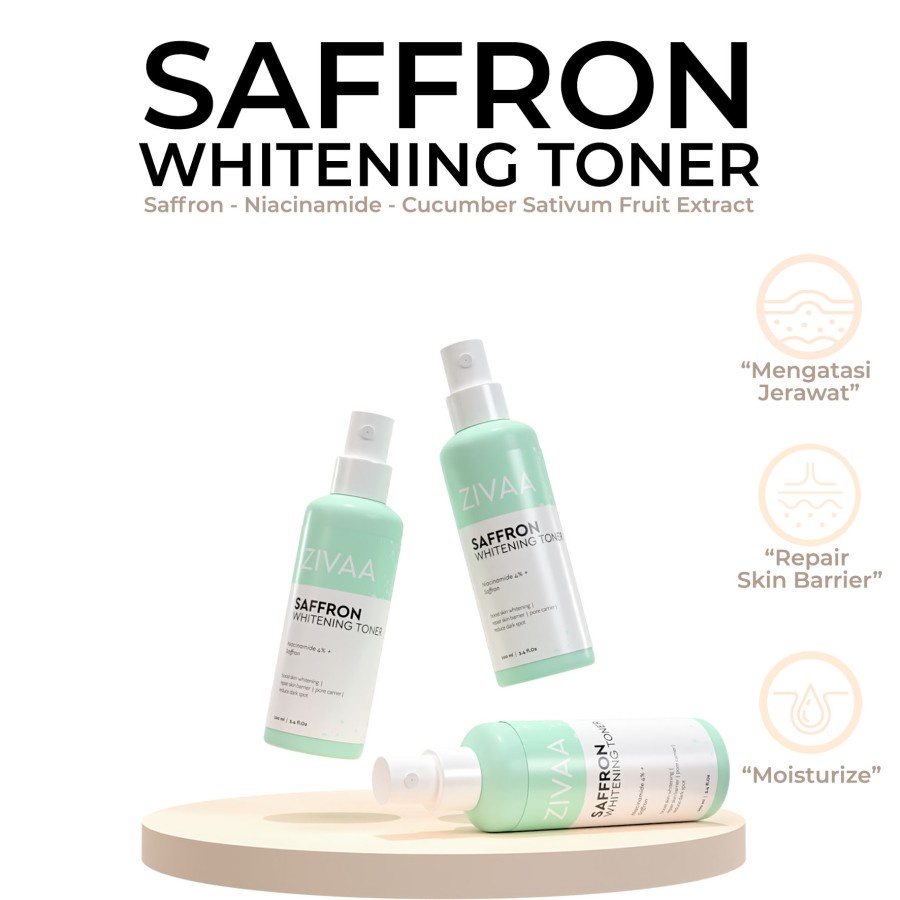 ZIVAA Saffron original  Whitening Toner