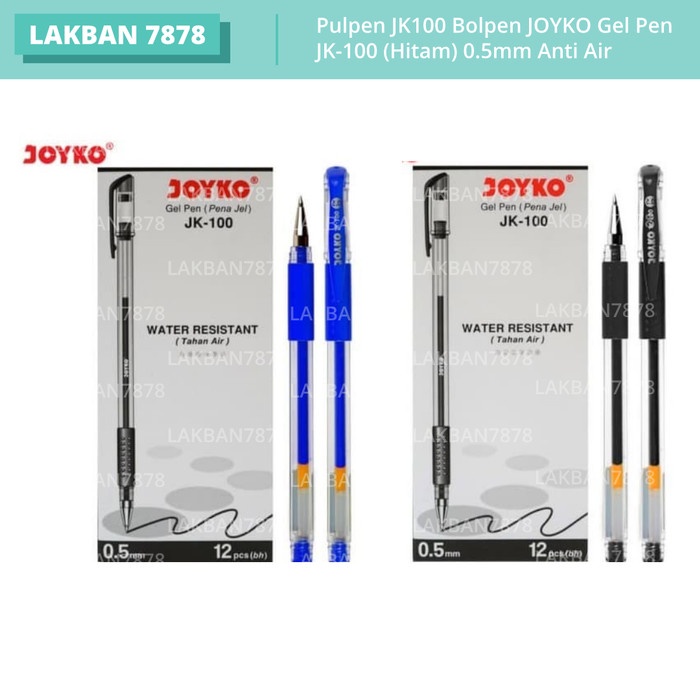 

Menakjubkan Pulpen Jk100 Bolpen Joyko Gel Pen Jk-100 0.5Mm Anti Air Diskon