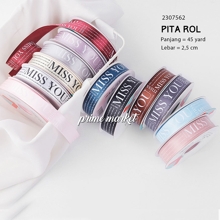 

Pita Roll Buket Bunga Pita Kado Flower Bouquet Ribbon Pita Roll 40m & 45m (2307570)