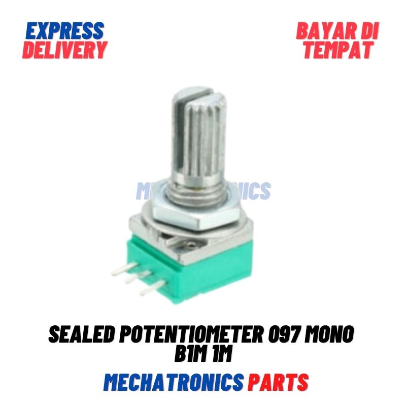 Sealed Potentiometer Potensiometer 097 Potensio Mono B1M 1M