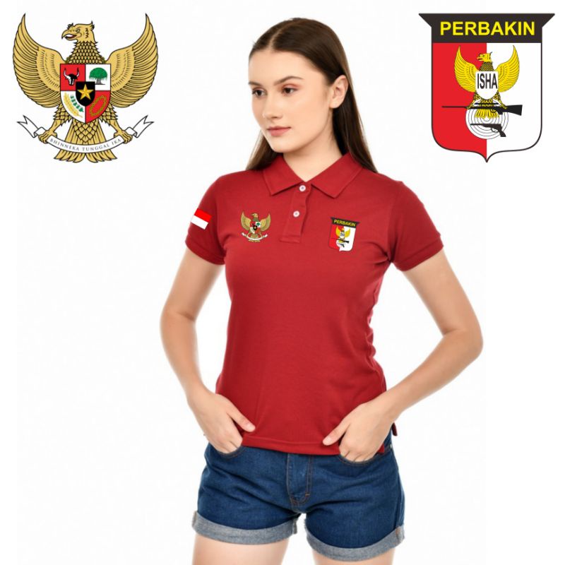 Polo Shirt Perbakin / Baju Kaos ISHA Perbakin / Baju Kaos Kerah ISHA PERBAKIN Indonesia