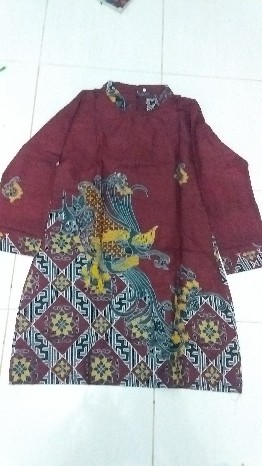 Batik Tunik Shibori Jumputan Terbaru Size S-3l / Hrb026 Yelbor