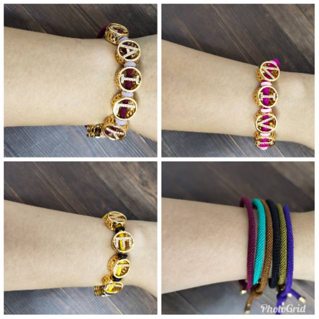 Fifi Fashion Gelang Wanita Bracelet Aksesoris Gelang Tali Sederhana Untuk Fashion 12#