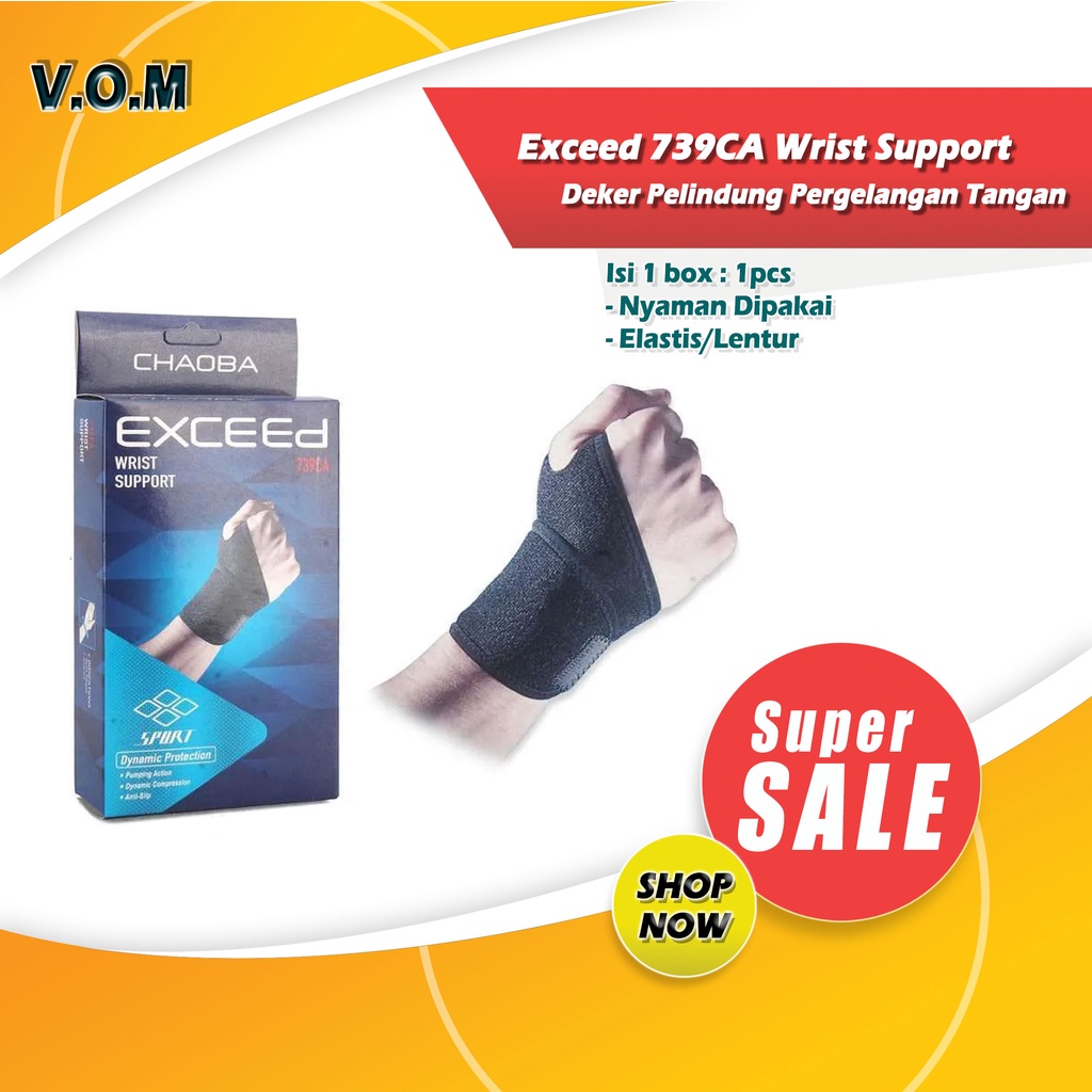 Exceed 739CA Wrist Support - Deker Pelindung Pergelangan Tangan 0809
