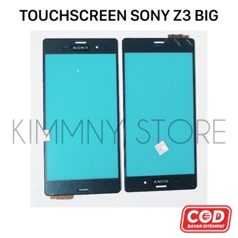 TOUCHSCREEN TOUCHSCREN TC TS LAYAR SENTUH SONY XPERIA Z3 BIG D6603 D6653 GLOBAL DOCOMO ORIGINAL - To