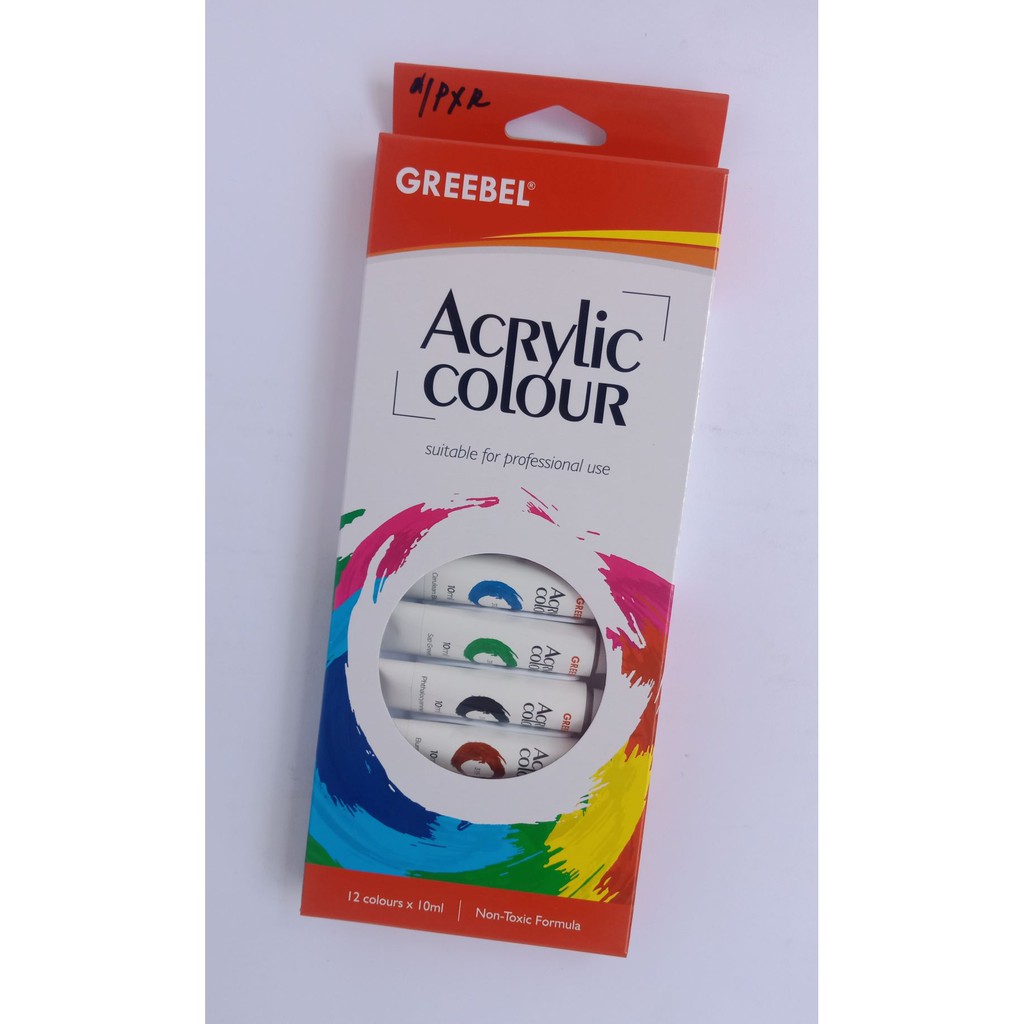 

Cat Acrylic Greebel 12 warna (10 ml)