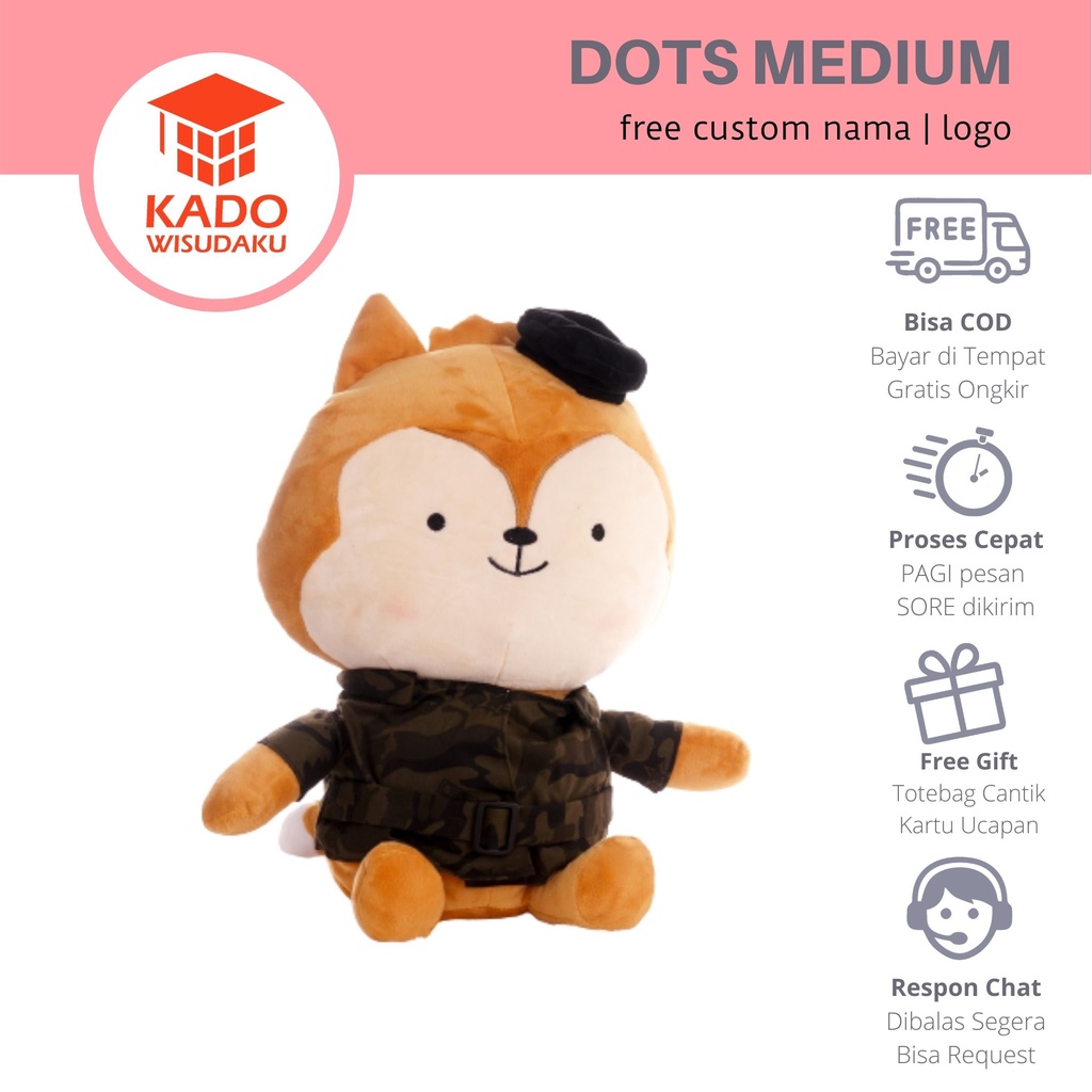 Boneka  Descendants Of The Sun / DOTS Medium