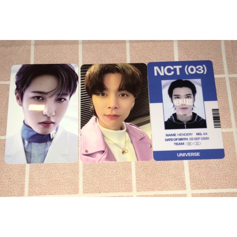trading card universe glitch mode renjun johnny hendert jeno jisung chenle