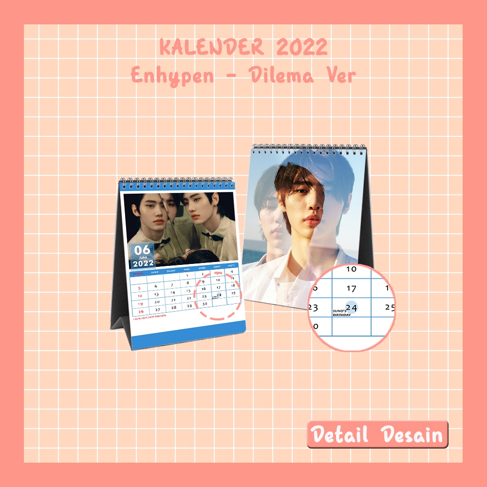 

P.O Kalender Meja 2022 | Enhypen - Dilema Edition