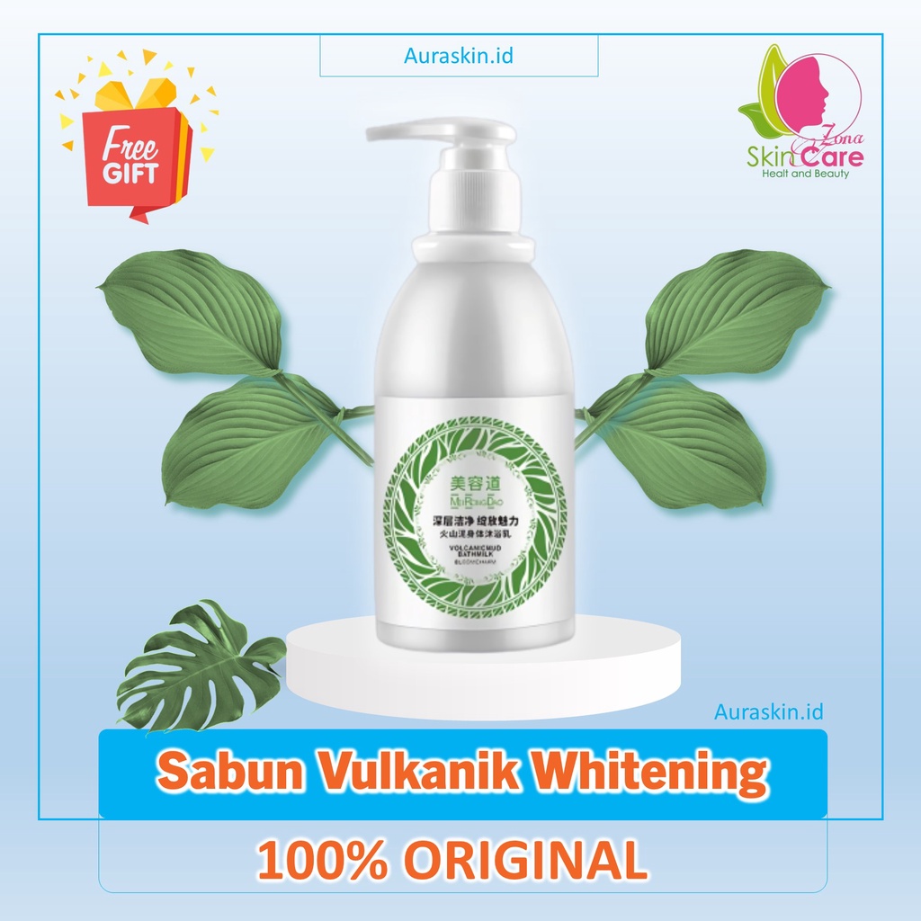 volcanic mud body wash Whitening Original Sabun Lumpur Vulkanik 260 ML - Sabun Pemutih Badan -  Sabu