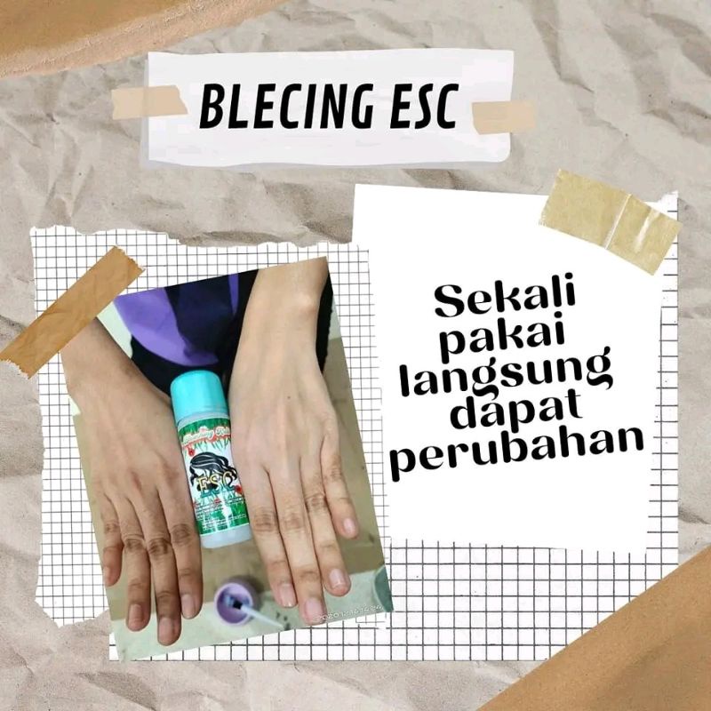 bleaching badan esc/bleaching pemutih/bleaching viral