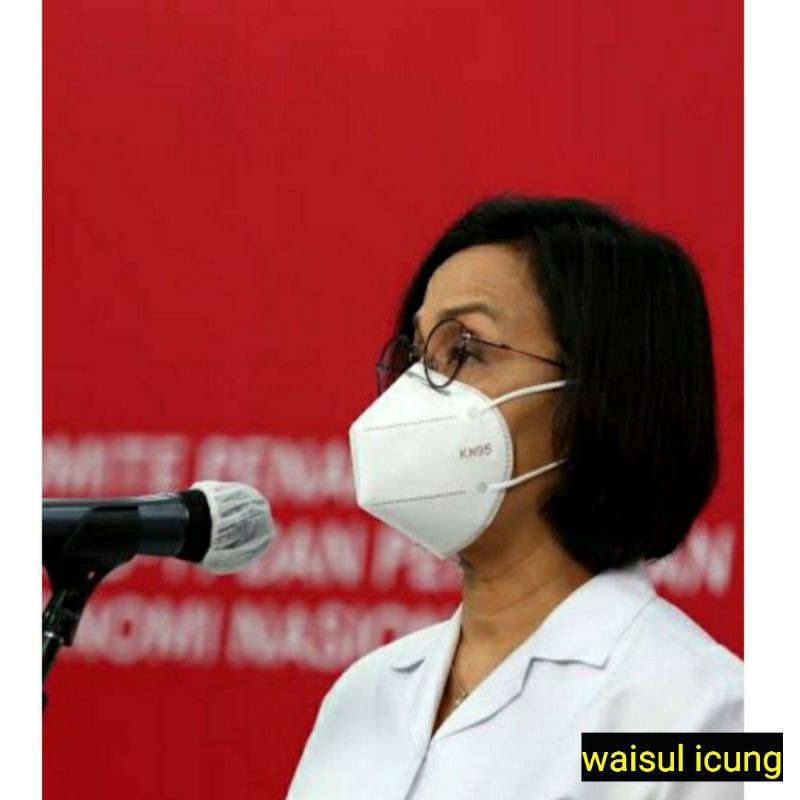 50 Pc Masker KN95 5 Ply 1 box putih care