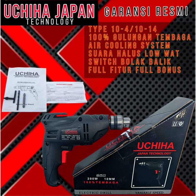 Bor Tangan 10mm Kecepatan Bisa Diatur Bisa Bolak Balik Uchiha Japan