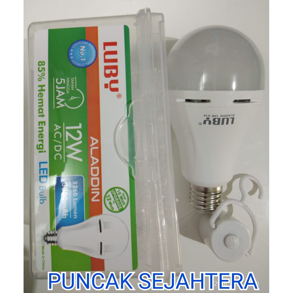 Lampu Led Emergency Luby Aladdin 12w 12 Watt Shopee Indonesia