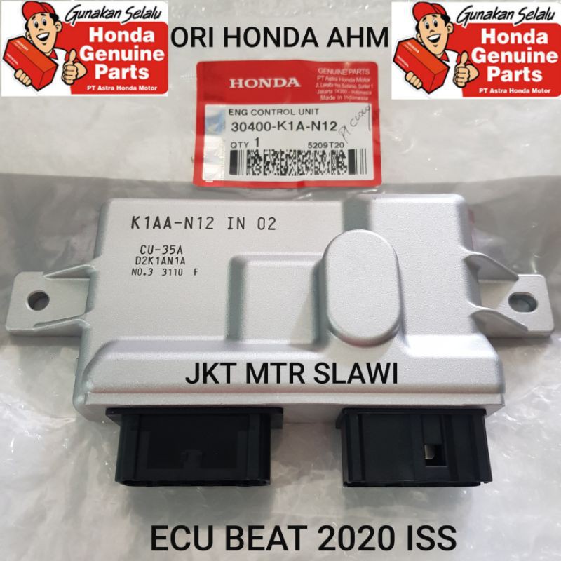 30400-K1A-N12, N13, N11 ecm ecu beat 2020-2022, beat deluxe, beat street esp iss ori Honda AHM