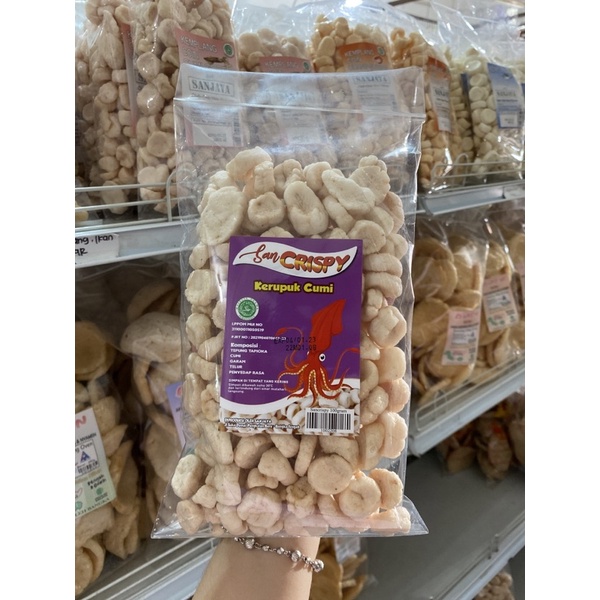 

Kemplang Cumi SanCRISPY "Coin" 100g