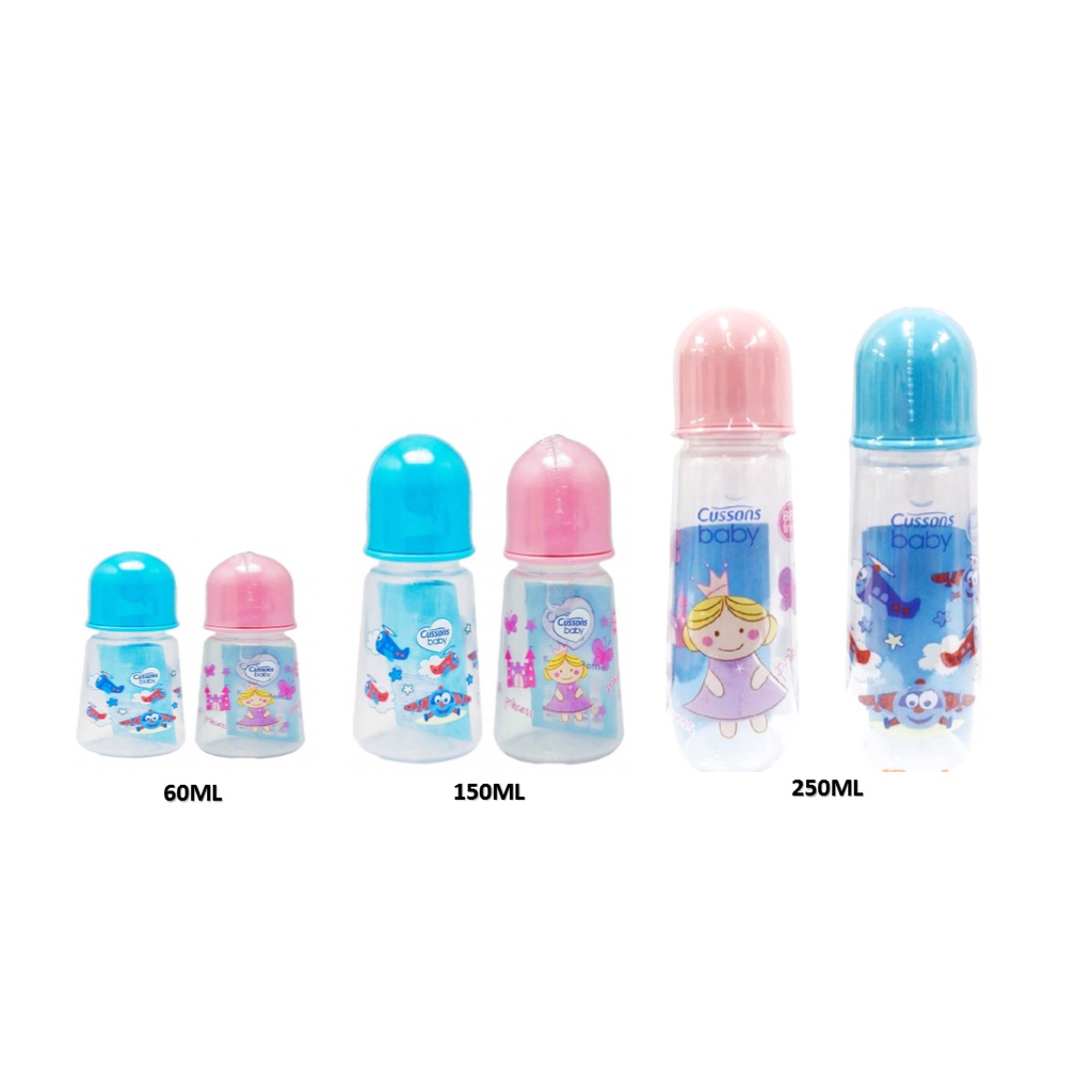 Cussons Baby Milk Bottle Botol Susu 60 ml / 150 ml / 250 ml BPA FREE