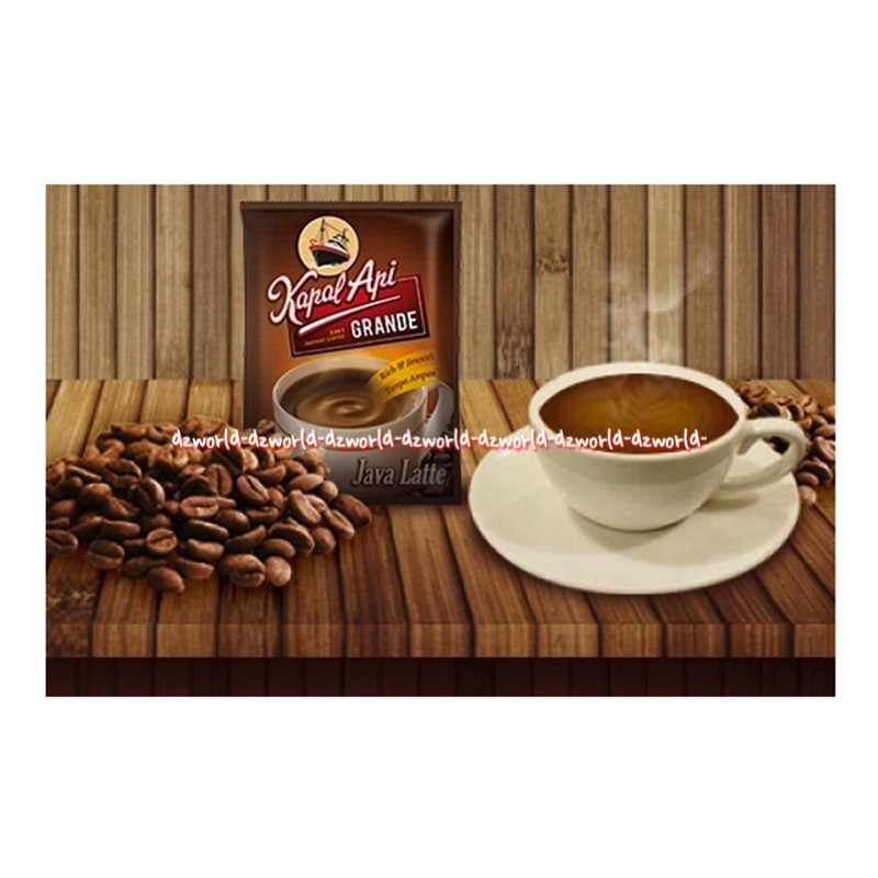 Kapal Api Grande 20sachet Java Latte 3In1 Kopi Instan Gula Jawa Brown Sugar Kapalapi Grandes 20 sachet