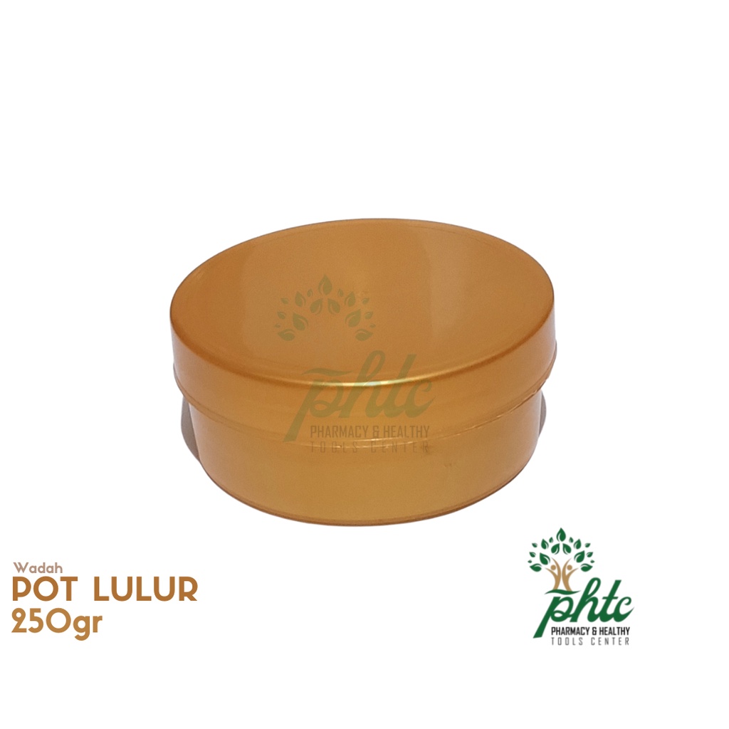 Pot Lulur 250gr Plastik l Pot Scrub 250 gr