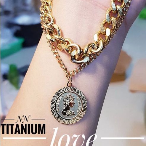 TiTanium kalung wanita AY2