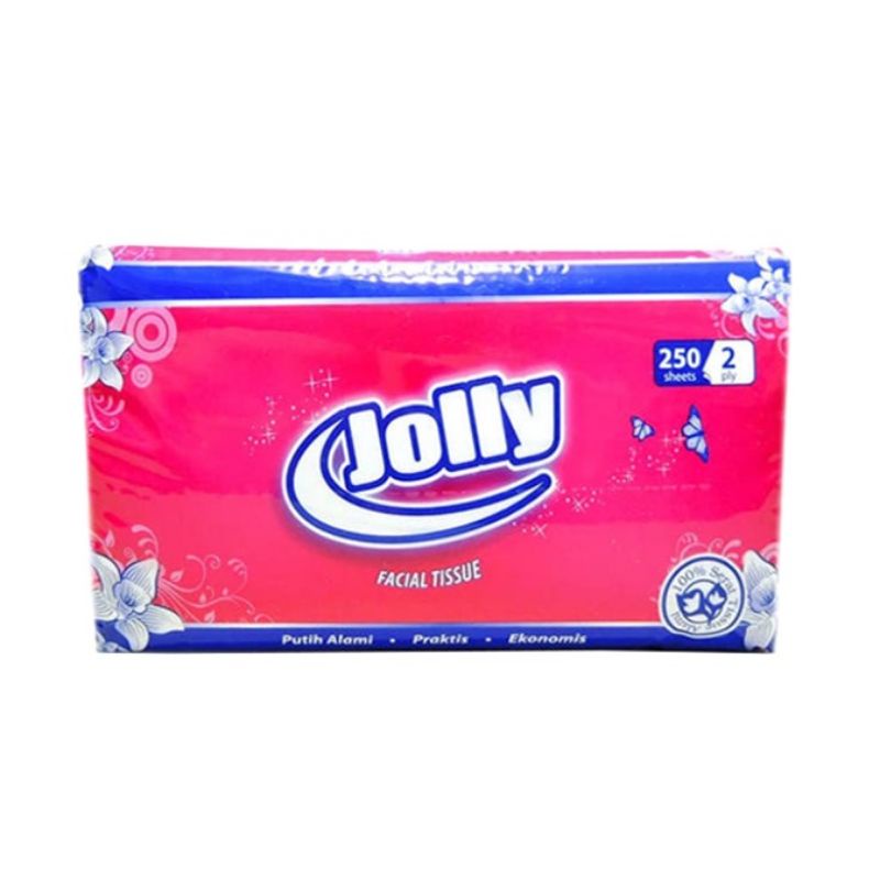 TISSUE JOLLY Facial Tissue  250sheets 2ply