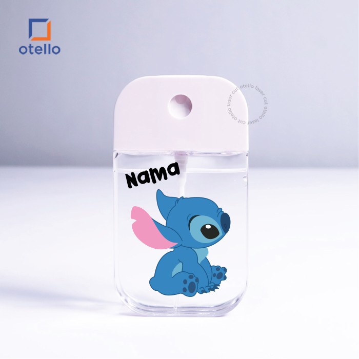 Lumiley Custom Pocket Hand Sanitizer Stitch Nama Spray Bottle Semprot
