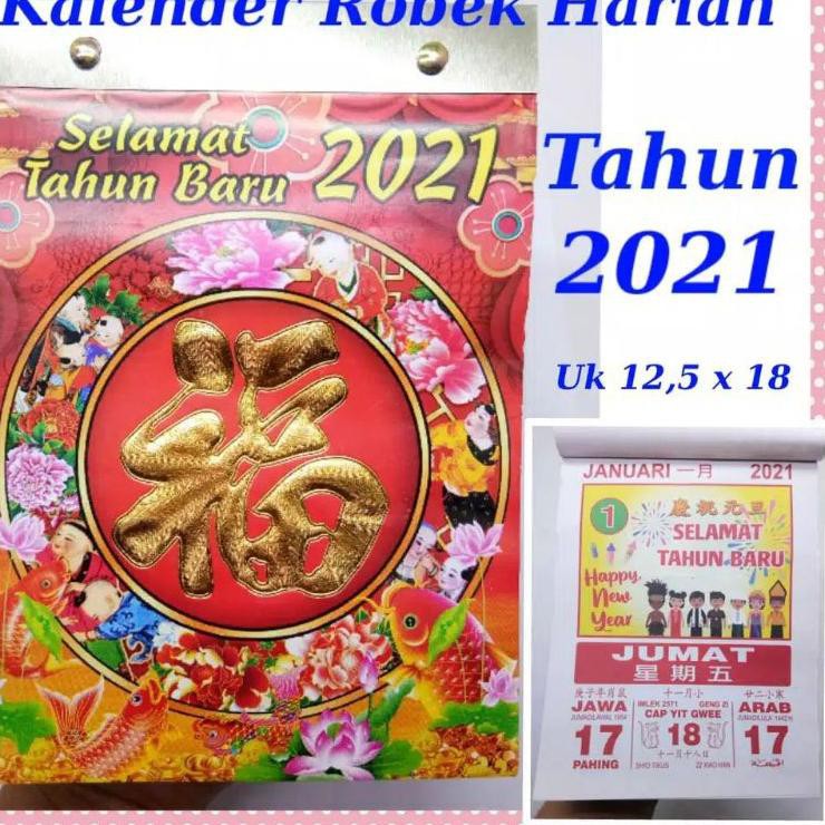 

wj C6Y Kalender harian sobek sedang 2021 uk 13x18cm SG GCG