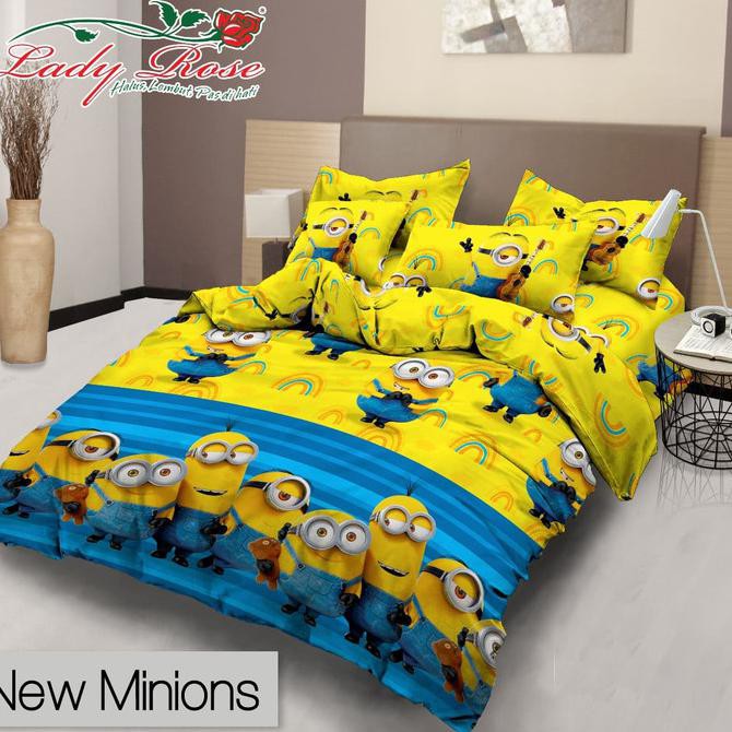 Ready Stok - Sprei Lady Rose King 180 X 200 Minion