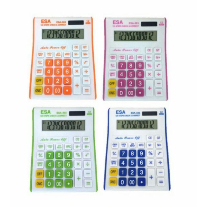 

COD Kalkulator Check Corrects 12 Digits Esa 303 Auto Replay Warna warni Free