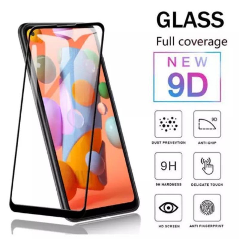 TEMPERED GLASS FULL SCREN SAMSUNG A11 FULL COVER FULL GLUE KUALITAS PREMIUM 9H TEMPER GLASS/ANTI GORES/TG