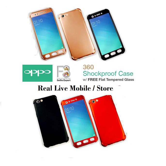 CHASING DAN COVER HARDCASE CASE 360 OPPO F3 / F3 PLUS HARD FULL BODY CASING ORIGINAL - HITAM BACA.1
