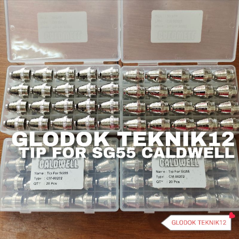 NOZZLE TIP SG55 CUT 60 / NOZZLE SG55 CUT 40 CALDWELL / NOZZLE PLASMA CUT 60 CALDWELL