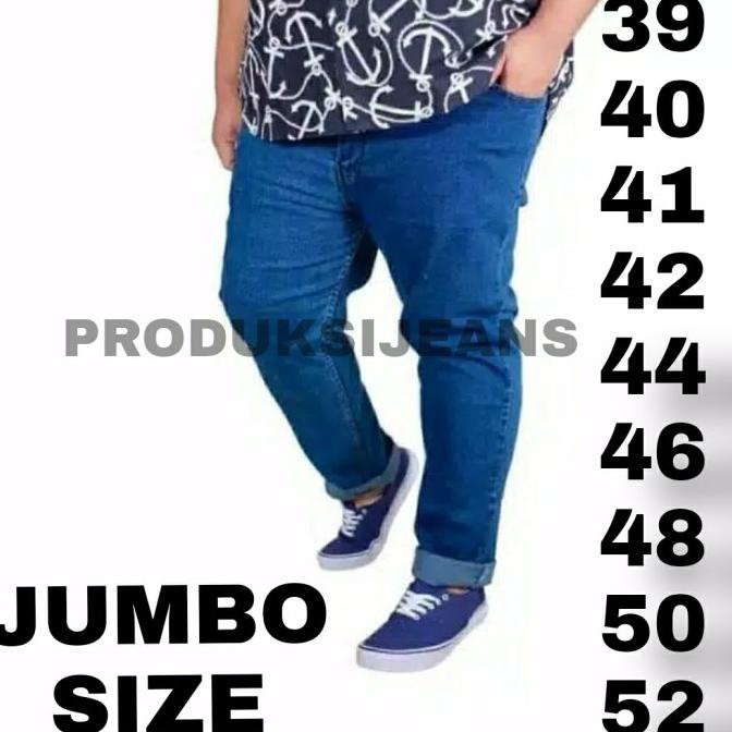celana jeans pria stretch/melar jumbo