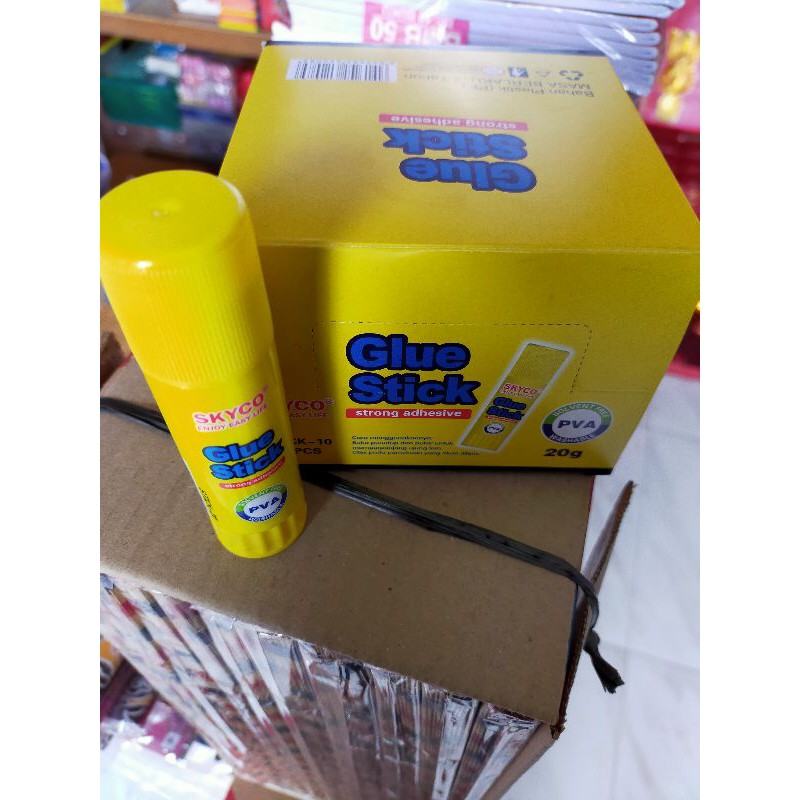 

lem kertas/ blue stick kecil