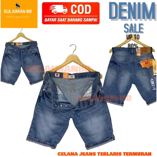 celana pendek levi's 501 varian light blue made in japan