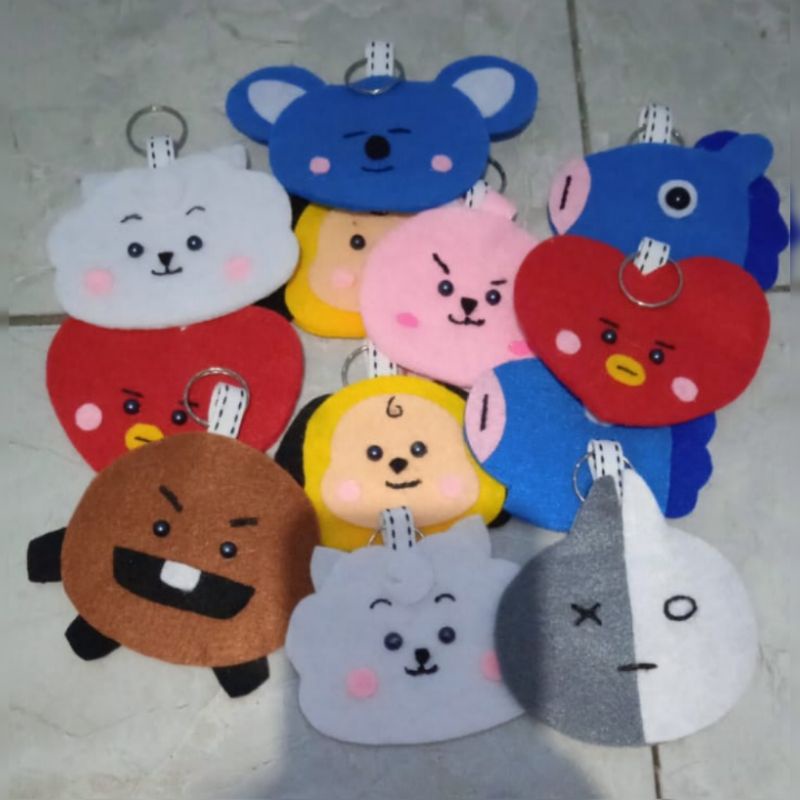 Amplop Lebaran BT21 (Gantungan Kunci) Lusinan