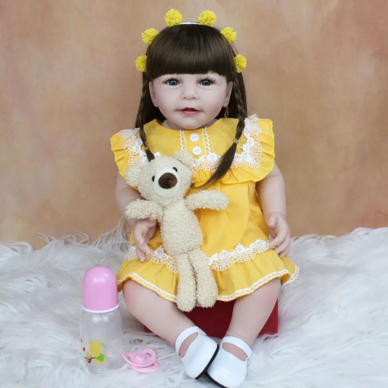 READY Reborn doll 55cm silicone vinyl / boneka reborn / boneka susan/ Reborn baby doll