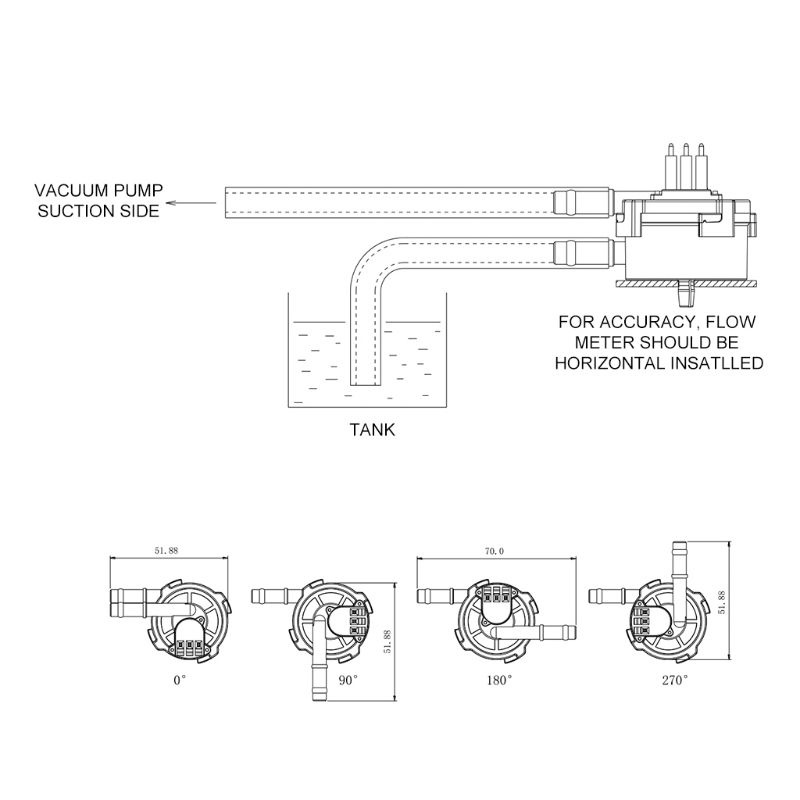 Sensor Aliran Air Panas 5-18V 6mm Untuk Mesin Kopi