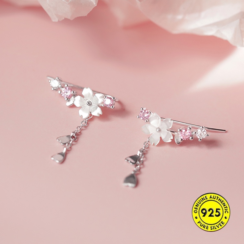 Anting Tusuk Sterling Silver 925 Untuk Wanita