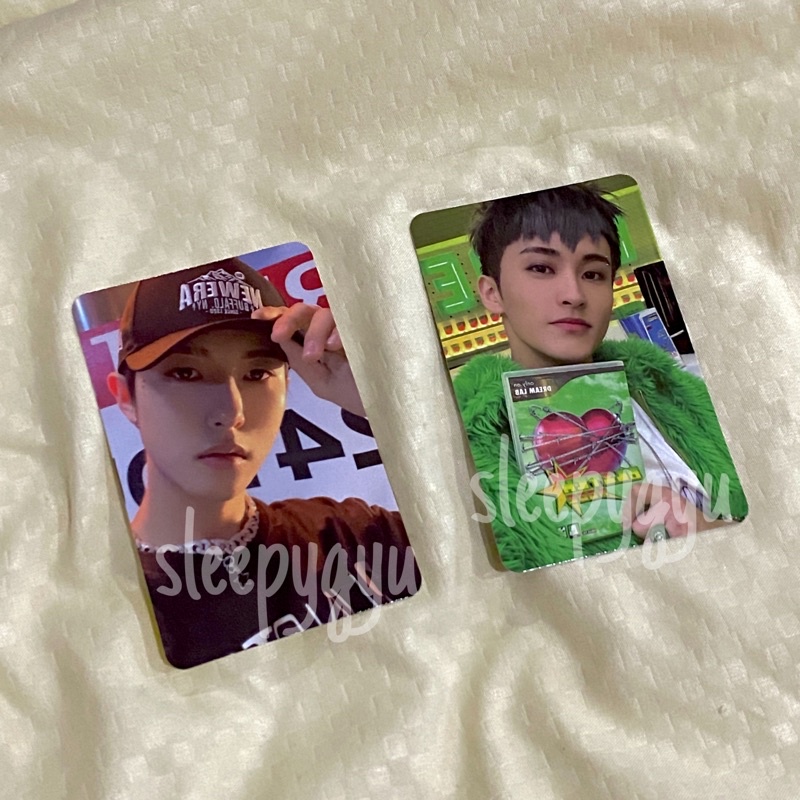 NCT DREAM PC photocard RENJUN MARK ~ beatbox new school ver & glitch mode glimo digipack pc