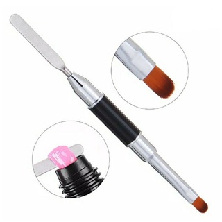 Brush Spatula kutek nail art I Liner Nail art I Kuas kuku  I Cat eyes Magnet dual Stick 2 in 1 Gel polish I Alat Manicure  KU019