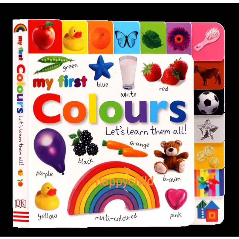 Original DK my first colours let's learn them all buku anak board book buku bacaan buku impor happychild