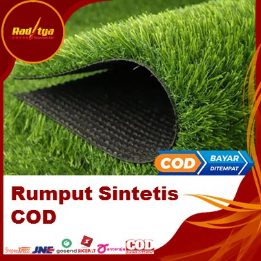 Rumput Sintetis Indoor Panjang 2 meter Tebal 2 cm Untuk Ruang Tamu Bisa COD Dari Raditya Desain Art