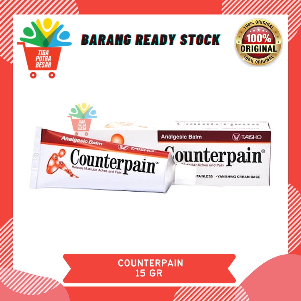 COUNTERPAIN 15 GR / CREAM NYERI OTOT / SALEP NYERI SENDI