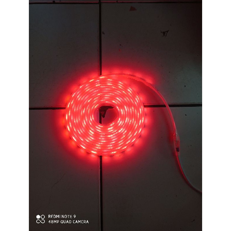 Lampu LED strip 5730 220V Double Led Meteran