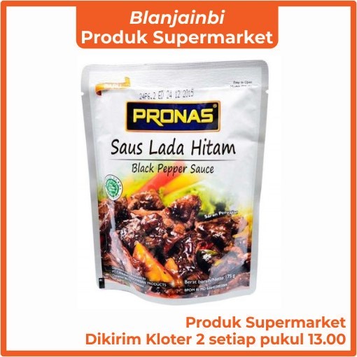 

Pronas Saus Lada Hitam 175 gram