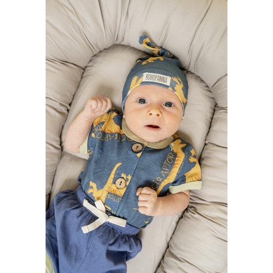 Bohopanna Knot Hat Print / Bohobaby Knot Hat Topi Bayi