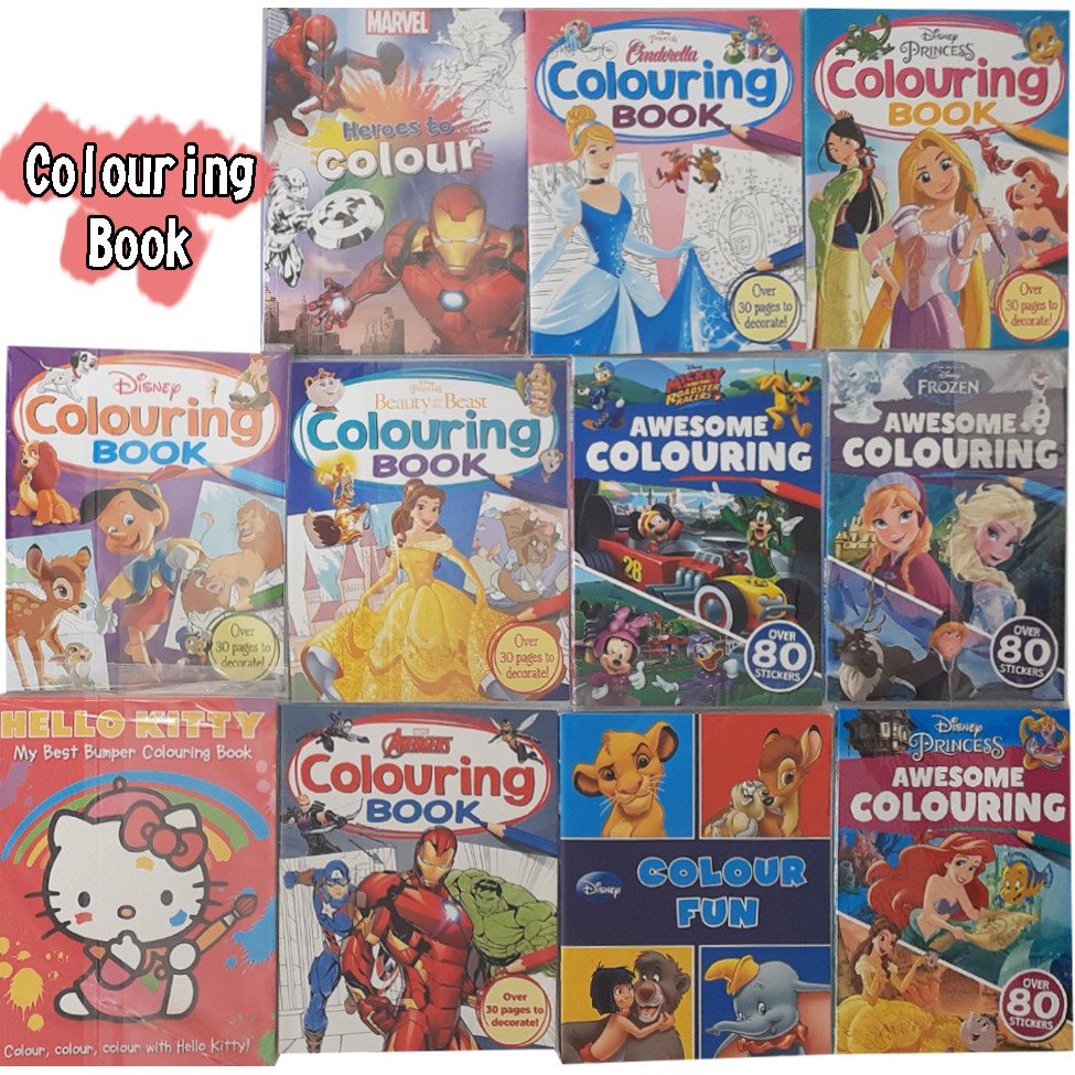 Colouring Book Buku Mewarnai Menggambar  MK By Autumn Publishing bbw