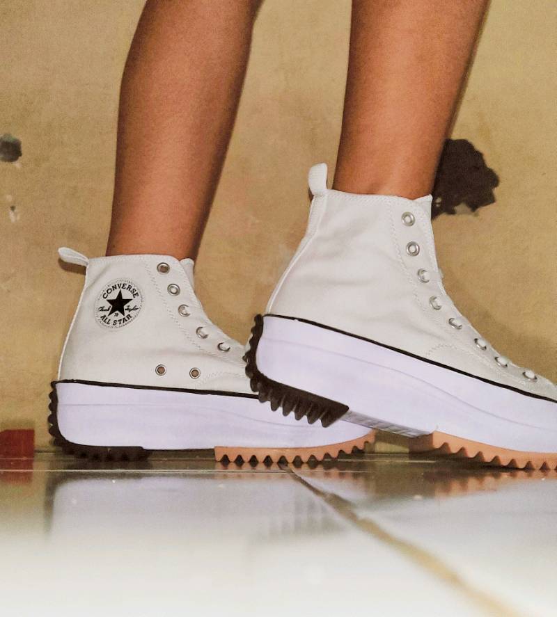 leather hike converse